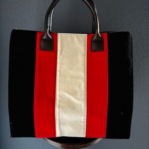 Lulu Dharma Velvet Colorblock Tote